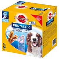 28 / 56 ks Pedigree Denta Stix / Fresh za skvelú cenu!  - 56 ks Dentastix Medium - pre stredne veľkých psov (10-25 kg)