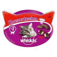 6 + 2 zdarma! 8 x Whiskas mačacích maškŕt - Chrumkavé taštičky: hovädzie (8 x 60 g)
