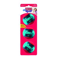 Akčná lopta KONG Squeezz - 3 kusy, veľkosť M: Ø cca 6 cm