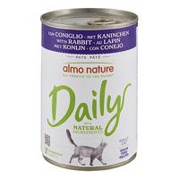 Almo Nature Daily Menu 6 x 400 g - 5 + 1 ZADARMO - Králik