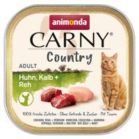 animonda Carny Country Adult 32 x 100 g - kuracie, teľacie a srnčie mäso