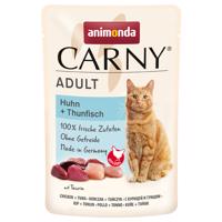 Animonda Carny Pouch 24 x 85 g  - kuracie a tuniak