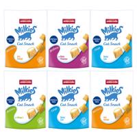 animonda Milkies chrumkavé vankúšiky miešané balenie - 6 x 120 g (4 druhy)