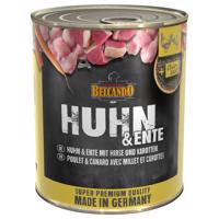 Belcando Super Premium 6 x 800 g - kuracie a kačacie s prosom a mrkvou