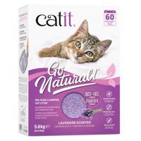 Catit Go Natural podstielka pre mačky s vôňou levandule - Výhodné balenie: 11,2 kg (4 x 2,8 kg)