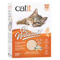 Catit Go Natural podstielka pre mačky s vôňou vanilky - Výhodné balenie: 11,2 kg (4 x 2,8 kg)