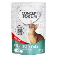 Concept for Life Sterilised Cats hovädzie bez obilnín – v želé - 12 x 85 g