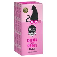 Cosma Mini Jelly Cups snacky, 6 x 25 g - 4 + 2 zdarma - kuracie/krevety