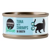 Cosma Nature 6 x 70 g - tuniak a krevety