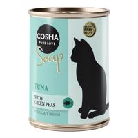 Cosma Soup konzervy, 6 x 100 g  - 20 % zľava - tuniak so zeleným hráškom