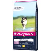 Eukanuba Puppy / Junior, 10 + 2 kg zdarma - Grain Free Puppy Large Breed Chicken 12 kg