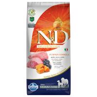 Farmina N&D bez obilnín Pumpkin Adult Medium & Maxi s jahňacím mäsom a čučoriedkami - 12 kg