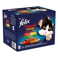 Felix kapsičky 48 x 85 g - 20 % ZĽAVA -  ("So gut...") hovädzie a hydinové, jahňacie a kuracie, morčacie a kačacie