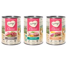 Feringa Classic Meat Menu, 24 x 400 g, 20 + 4 zadarmo  - mix 2: králičie a morčacie, kačacie a teľacie, jahňacie a hovädzie