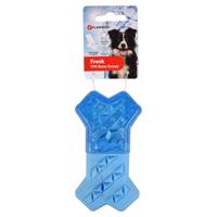 Flamingo hračka pre psov Snowy Bone, modrá - d 13,3 x š 7,4 x v 3,8 cm