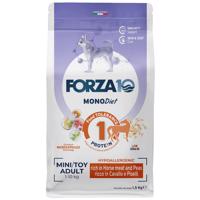 FORZA10 Mini & Toy Diet konské a hrášok - výhodné balenie: 2 x 1,5 kg