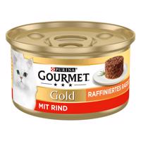 Gourmet Gold, 48 x 85 g - 3 + 1 zdarma!  - Raffiniertes Ragout  Hovädzie