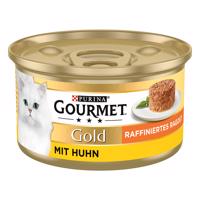 Gourmet Gold, 48 x 85 g - 3 + 1 zdarma!  - Raffiniertes Ragout Kuracie