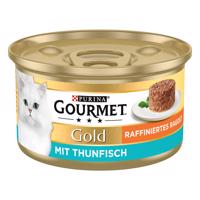 Gourmet Gold, 48 x 85 g - 3 + 1 zdarma!  - Raffiniertes Ragout  Tuniak