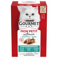 Gourmet Mon Petit 6 x 50 g - 15 % zľava - dueti: losos, kuracie