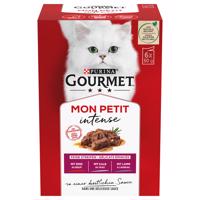 Gourmet Mon Petit 6 x 50 g - 15 % zľava - hovädzie, teľacie, jahňacie