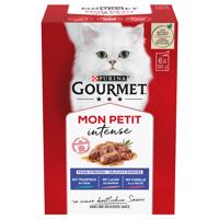 Gourmet Mon Petit 6 x 50 g - 15 % zľava - tuniak, losos, pstruh