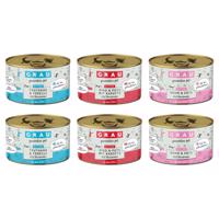 GRAU Kitten multibalenie - 12 x 200 g (3 druhy)
