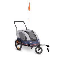 HAFENBANDE Cabby M Vozík za bicykel pre psa s dvomi spojkami - D 125 x Š 67 x V 105 cm / do 25 kg