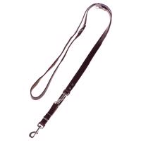 Heim nitované vodítko, hnedé - 240 cm dlhé, 20 mm široké