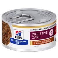 Hill's Prescription Diet, 24 x 82g - 20 + 4 zdarma - Diet i/d Digestive Care s kuracím & zeleninou