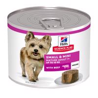 Hill's Science Plan Mature Small & Mini Mousse - hovädzie (24 x 200 g)