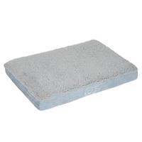 Hranatý pelech pre psov Memory,šedý - d 121 x š 74 x v 10 cm (Motiv: Pes)