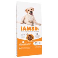 IAMS, 10 + 2 kg zdarma - Adult Large Dog Chicken
