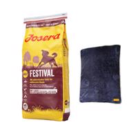 Josera granule, 12,5 kg + Josera deka pre psov - Festival 12,5 kg + deka D 150 x Š 100 cm