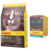 Josera granuly 10 kg + Josera Mutlipack Filet 6 x 70 g zdarma!  - Naturelle s hydinou/pstruhom