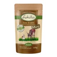 Lukullus Naturkost Adult Mini bez obilnín 6 x 150 g - divina a králičie