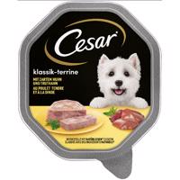 Megabalenie Cesar mištičky 56 x 150 g - klasika s jemným kuracím a morčacím