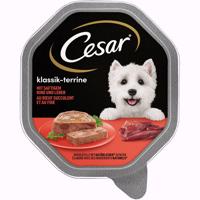 Megabalenie Cesar mištičky 56 x 150 g - klasika so šťavnatým hovädzím a pečeňou