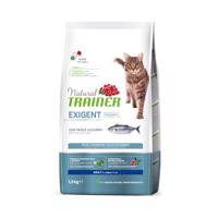 Natural Trainer, 2,4 kg + 600 g zdarma - Trainer Exigent Adult s modrou rybou  2 x 1,5 kg