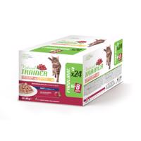 Natural Trainer, 48 x 85 g - 38 + 10 zdarma - zmiešané balenie: kuracie a losos