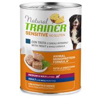 Natural Trainer Sensitive No Gluten Adult  - 12 x 400 g pstruh a celozrnné obilniny