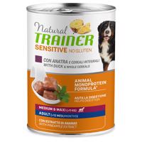 Natural Trainer Sensitive No Gluten Adult  - 400 g kačacie a celozrnné obilniny