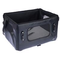 Nomad Tales autosedačka pre psov, ebenová - D 47,5 x Š 38 x V 27,5 cm