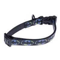 Obojok DC Batman, čierny - veľkosť M: obvod krku 30 - 46 cm, šírka 20 mm