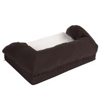 Ortopedický pelech pre psov hranatý - D 75 x Š 50 x V 25 cm