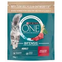 Purina ONE 750g / 1,4 kg - 15 % zľava - Adult hovädzie a celozrnné obilniny (750 g)