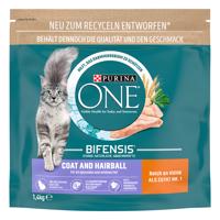 Purina ONE 750g / 1,4 kg - 15 % zľava - Coat & Hairball (1,4 kg)