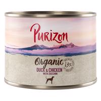 Purizon konzervy 24 x 140 / 200 g / kapsičky 24 x 300 g - 10 % zľava - kačacie a kuracie s cuketou (24 x 200 g)