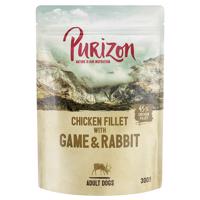 Purizon konzervy 24 x 140 / 200 g / kapsičky 24 x 300 g - 10 % zľava - zverina s králičím (24 x 300 g) kapsičky