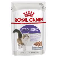 Royal Canin Sterilised - ako doplnok: mokré krmivo 12 x 85 g Royal Canin Sterilised mousse